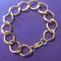 24k gold plated ladies braclet