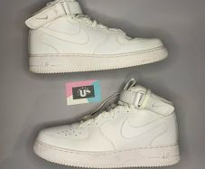 Premium Nike Air Force 1 Mid White Cream