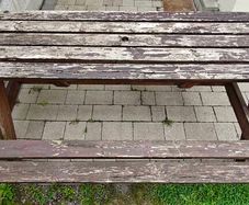 Outdoor Picnic Bench