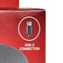 Type C NGS Flame-C Wired Optical Mouse, USB Port, 100 DPI, Plug and Play Installation, Ambidextrous, Scroll Wheel + 2 Buttons, Ergonomic Lines, Black Image 9
