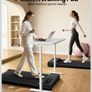 Walking Pad Treadmill, 6km/h Under Desk Treadmill for Home, 2.5HP Quiet Portable Electric Running Pad, Office Mini Walking Machine, 300LBS Capacity, Remote & LED Display, No Assembly Image 6
