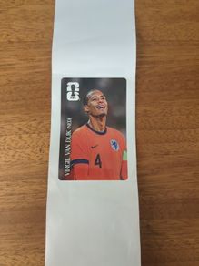 Virgil Van Dijk world cup coca cola sticker