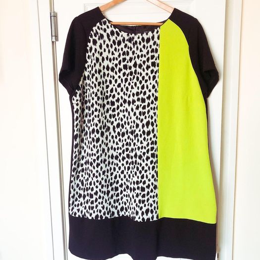 Leopard print dress UK18