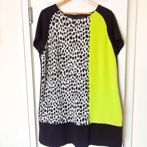 Leopard print dress UK18