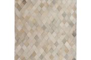 Rug Genuine Leather Patchwork 120x170 cm Diamond Grey