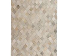 Rug Genuine Leather Patchwork 160x230 cm Diamond Grey