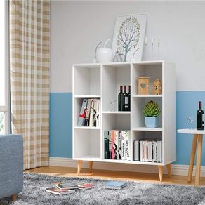 New 8 Tier Bookcase Display Room Divider - FREE P&P