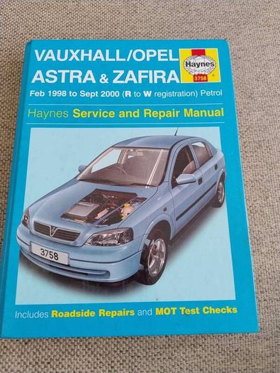 Haynes Vauxhall Opel Astra and Zafira service and repair manual hardback FREE STANDARD POSTAGE INCLUDED