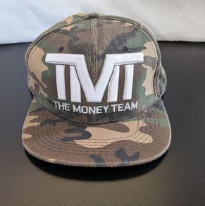 TMT The Money Team Floyd Mayweather Camo Snapback Cap