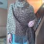 Leopard Print Poncho, ONE SIZE Image 3