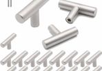 20 Pack 12mm Cabinet Door Handle Drawer Knobs Brushed Nickel Stainless Steel Cupboard Knobs Hardware Wardrobe Knobs 50mm/2