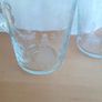 Vintage etched glass jugs Image 4