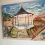 XL Original Painting of Bray Bandstand Wicklow Ireland Original Irish Art Image 9