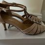 Barino Rose Gold T-Bar Sandals Image 6