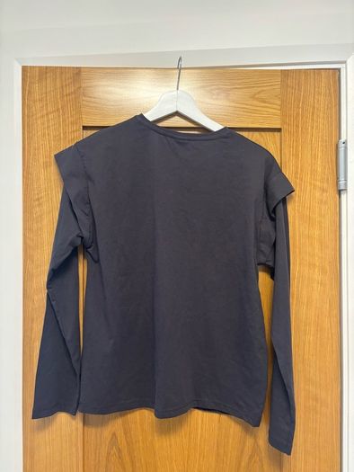 ZARA Long,Sleeve Top,Size 13/14Years ,Grey,Brand New!