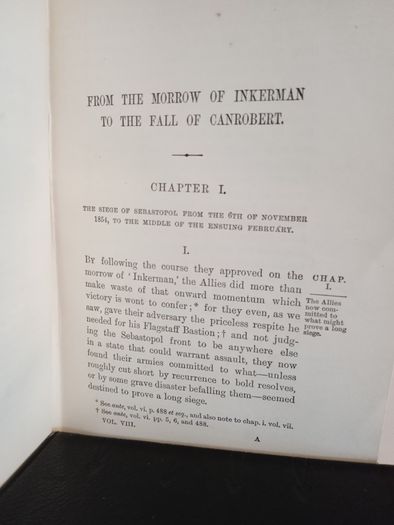 The Invasion of Crimea: (Vol. III) Its Origin and an Account of its Progress Down to the Death of Lord Raglan by A. W. Kinglake (HQ96)