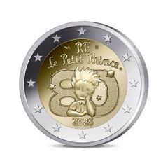 France 2 Euro Commemorative Coin 2026 - 80 Years of The Little Prince. Uncirculated.