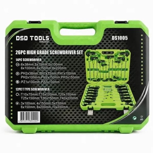 DSD Tools 26pc High-Grade Screwdriver Set