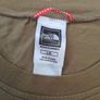 Mens The North Face crew neck t shirt Size Large green khaki Image 4