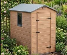 Keter Manor - Garden shed 6ft x 4ft - Disassembled and ready for collection