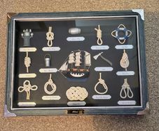 nautical theme framed knots