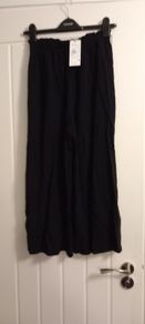 Black wide trousers, new 8