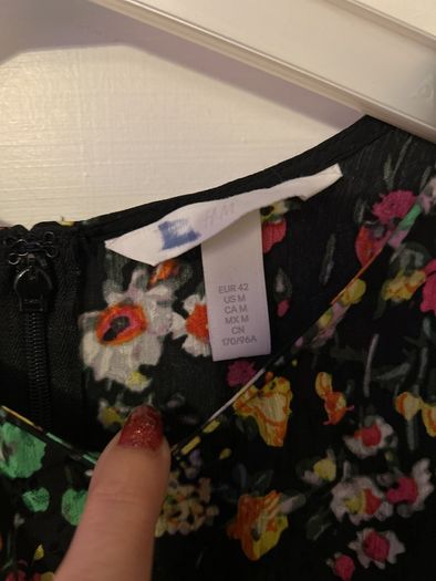 h and m dress