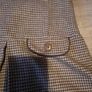 girls brown dogtooth dress from mothercare Image 2