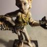 Fontanini Simonetti Gypsy Boy Selling Grapes Figurine on Italian Carrara Marble Image 7