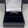Eleven Stone Ruby and Diamond Ring in 18K Gold Image 6