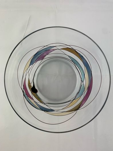 Vintage Tiffany style glass bowl from K&K styling