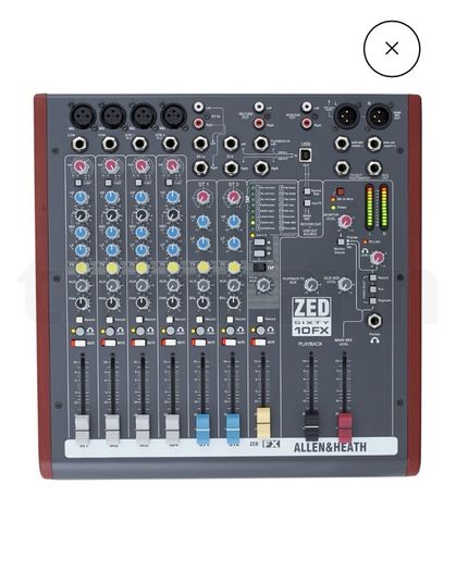 Allen & Heath ZED60-10FX & Case