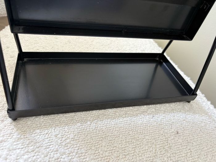 IKEA Karmsund black table mirror