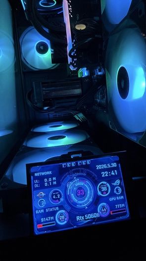 Custom Monster gaming pc  computer rtx 5060ti