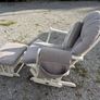 Rocking chair with footstool Image 2