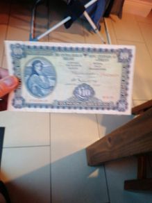 1975 Irish Ten Pounds Banknote