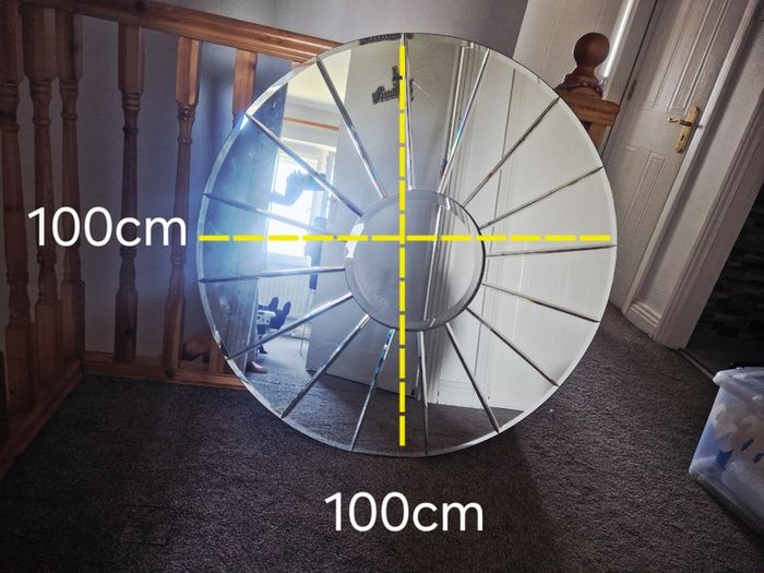 Big round mirror