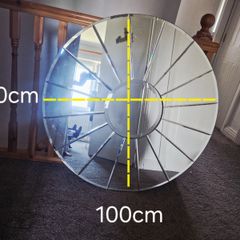 Big round mirror