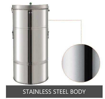 Portable Manual 2 Frame Stainless Steel Honey Extractor