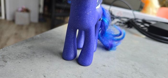Luna Nightmare Moon Sparkle Glitter HTF 6 Inch Brushable MLP G4 My Little Pony 2016