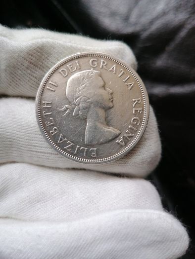 1958 Canada Silver One Dollar Coin