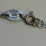 Silver Chain With Small Blue Stone Image 3