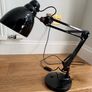 Lucide black study/desk lamp Image 2