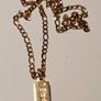 9ct Gold Chain with bar Image 2