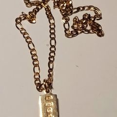 9ct Gold Chain with bar