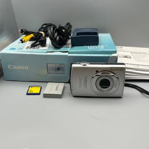 Canon IXUS 860 IS 8MP Digital Camera Silver - Boxed - Full Kit
