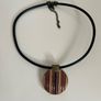 Wooden Pendant Necklace Image 2