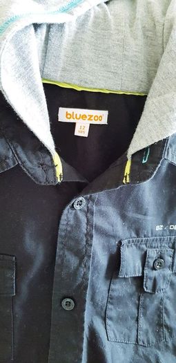 Bluezoo Boys Hooded Shirt - Age 12