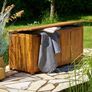 Acacia Wood Garden Storage Box 205L Image 4