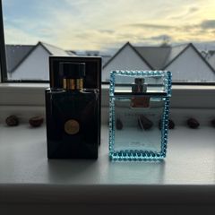 Versace Pour Homme Oud Noir EDP & Man Eau Fraiche EDT 100 ml's
